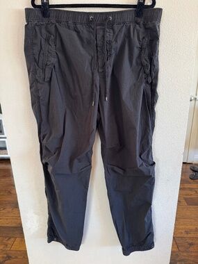 James Perse Black Drawstring Jogger Pants Size 3